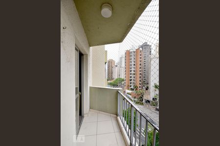 Varanda da Sala de apartamento para alugar com 1 quarto, 40m² em Aclimação, São Paulo