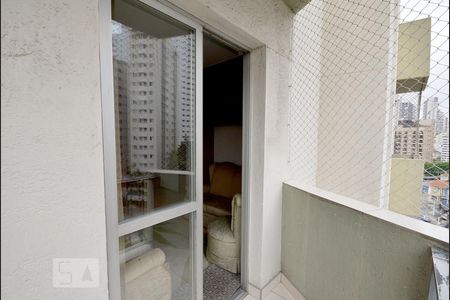 Varanda da Sala de apartamento para alugar com 1 quarto, 40m² em Aclimação, São Paulo