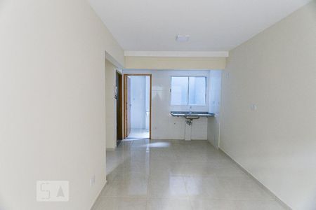 Sala/Cozinha de apartamento à venda com 2 quartos, 34m² em Vila Regente Feijó, São Paulo