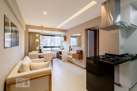 Sala de apartamento para alugar com 1 quarto, 40m² em Armação, Salvador
