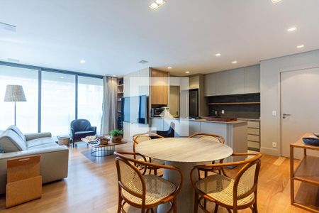 Sala de apartamento à venda com 2 quartos, 81m² em Vila Olímpia, São Paulo