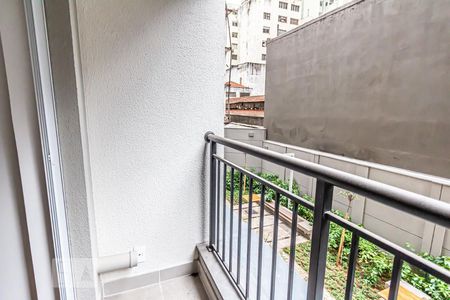 Varanda de apartamento para alugar com 1 quarto, 28m² em República, São Paulo