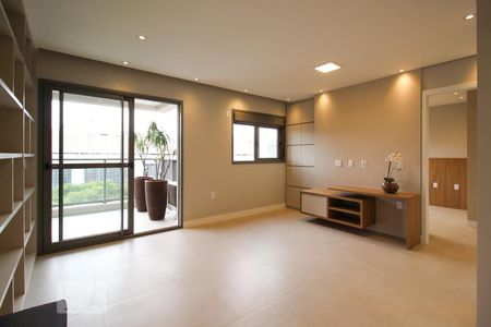 Sala de apartamento à venda com 1 quarto, 64m² em Indianópolis, São Paulo