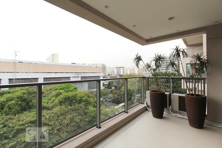 Varanda de apartamento à venda com 1 quarto, 64m² em Indianópolis, São Paulo