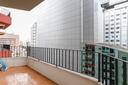 Varanda de apartamento para alugar com 1 quarto, 45m² em Bela Vista, São Paulo