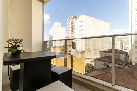 Studio à venda com 22m², 1 quarto e 1 vagaVaranda
