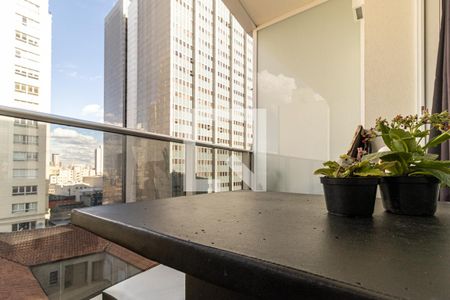 Studio à venda com 22m², 1 quarto e 1 vagaVaranda