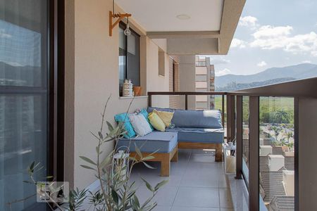 Varanda gourmet de apartamento à venda com 4 quartos, 120m² em Recreio dos Bandeirantes, Rio de Janeiro