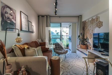 Sala de apartamento para alugar com 3 quartos, 110m² em Recreio dos Bandeirantes, Rio de Janeiro