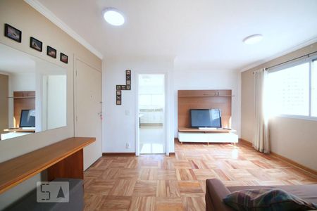 Sala de apartamento à venda com 2 quartos, 77m² em Brooklin Paulista, São Paulo