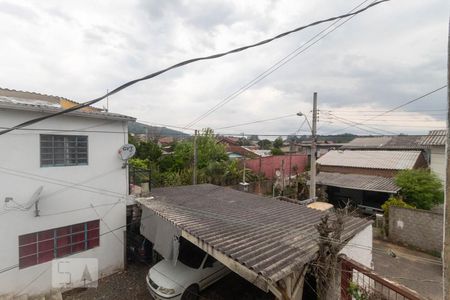 Vista da Sala de Estar e Cozinha de casa para alugar com 2 quartos, 50m² em Aberta dos Morros, Porto Alegre