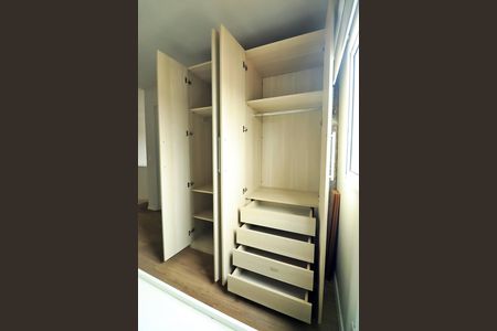 Quarto - Armários de apartamento para alugar com 1 quarto, 31m² em Bangú, Santo André