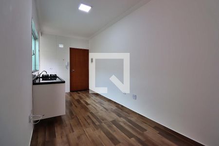 Sala/Cozinha de apartamento para alugar com 2 quartos, 38m² em Vila Scarpelli, Santo André