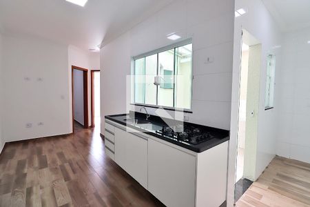 Sala/Cozinha de apartamento para alugar com 2 quartos, 38m² em Vila Scarpelli, Santo André