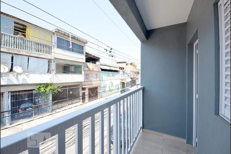 Varanda Quarto de casa para alugar com 1 quarto, 45m² em Vila Cristália, São Paulo