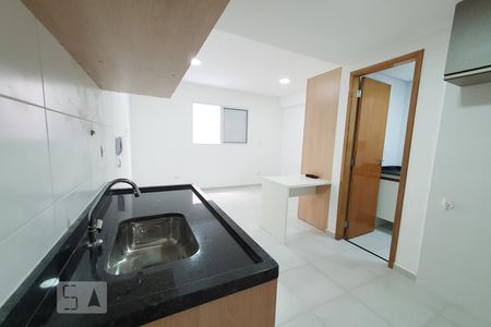 Cozinha de apartamento para alugar com 1 quarto, 26m² em Luz, São Paulo