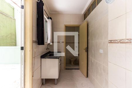 Cozinha de kitnet/studio para alugar com 1 quarto, 24m² em Santa Efigênia, São Paulo