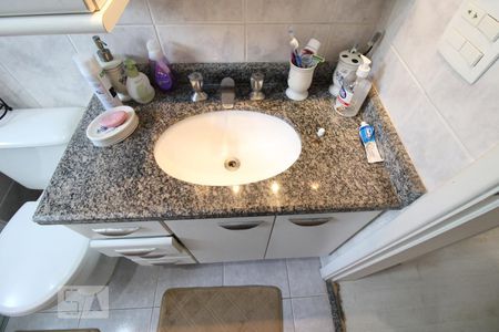 Apartamento para alugar com 169m², 3 quartos e 3 vagasBanheiro da suíte 3  - Pia