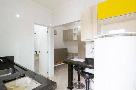 Cozinha de kitnet/studio para alugar com 1 quarto, 18m² em Vila Sao Pedro, Santo André