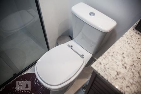 Apartamento à venda com 55m², 2 quartos e 1 vaga Apartamento à venda com 55m², 2 quartos e 1 vagaDetalhe do banheiro