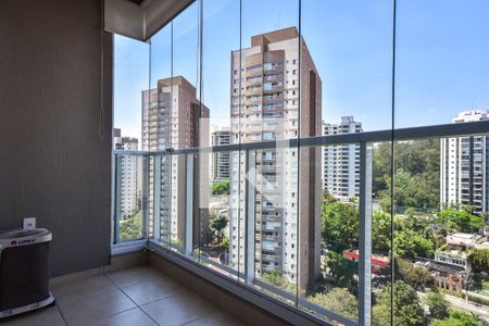 Varanda de apartamento à venda com 1 quarto, 38m² em Vila Andrade, São Paulo