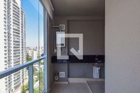 Varanda de apartamento à venda com 1 quarto, 38m² em Vila Andrade, São Paulo