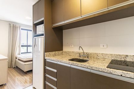 Studio para alugar com 34m², 1 quarto e sem vaga Studio para alugar com 34m², 1 quarto e sem vagaCozinha e Área de Serviço