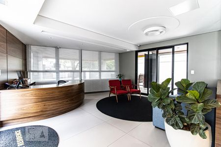 Studio para alugar com 34m², 1 quarto e sem vaga Studio para alugar com 34m², 1 quarto e sem vagaHall de Entrada