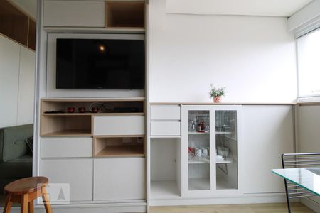 Sala de apartamento para alugar com 1 quarto, 36m² em Brooklin Paulista, São Paulo