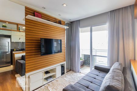 Sala de apartamento para alugar com 1 quarto, 48m² em Centro, São Paulo