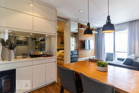 Sala de apartamento para alugar com 1 quarto, 48m² em Centro, São Paulo