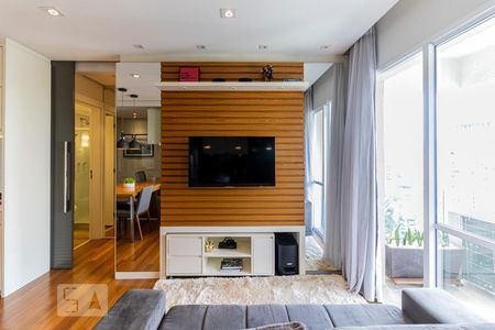 Sala  de apartamento para alugar com 1 quarto, 48m² em Centro, São Paulo