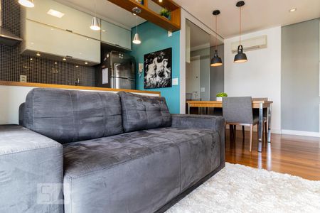 Sala - Sofá de apartamento para alugar com 1 quarto, 48m² em Centro, São Paulo