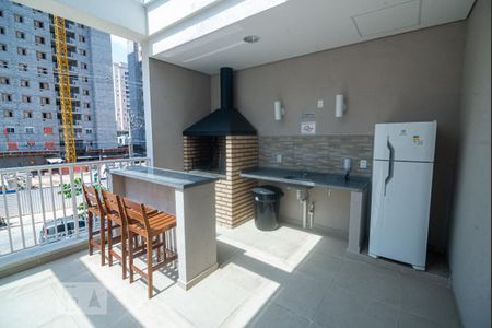 Apartamento para alugar com 44m², 1 quarto e 1 vaga Apartamento para alugar com 44m², 1 quarto e 1 vagaÁrea comum - Churrasqueira