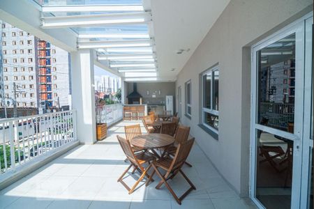 Apartamento para alugar com 44m², 1 quarto e 1 vaga Apartamento para alugar com 44m², 1 quarto e 1 vagaÁrea comum - Churrasqueira