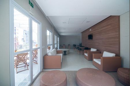 Apartamento para alugar com 44m², 1 quarto e 1 vaga Apartamento para alugar com 44m², 1 quarto e 1 vagaÁrea comum - Salão de festas