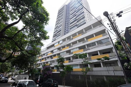 Studio para alugar com 24m², 1 quarto e sem vaga Studio para alugar com 24m², 1 quarto e sem vagaFachada