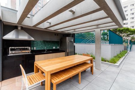 Apartamento à venda com 64m², 1 quarto e 1 vagaChurrasqueira