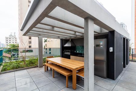 Apartamento à venda com 64m², 1 quarto e 1 vagaChurrasqueira