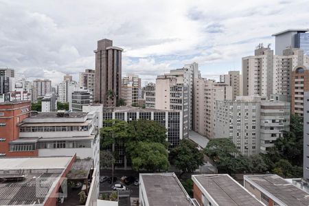 Apartamento para alugar com 50m², 1 quarto e 1 vagaVista da varanda da sala