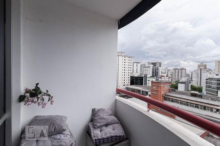 Apartamento para alugar com 50m², 1 quarto e 1 vagaVaranda da sala