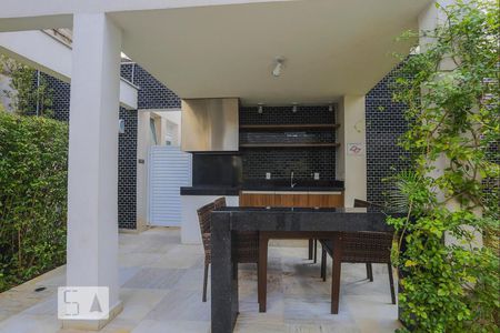 Studio para alugar com 45m², 1 quarto e 1 vagaChurrasqueira