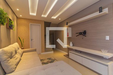 Sala de apartamento para alugar com 1 quarto, 55m² em Mercês, Curitiba