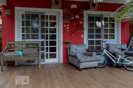 Varanda da sala de casa de condomínio à venda com 2 quartos, 236m² em Vargem Pequena, Rio de Janeiro