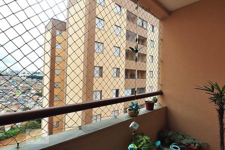 Varanda da Sala de apartamento para alugar com 3 quartos, 64m² em Utinga, Santo André