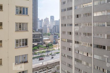 Vista do Quarto de apartamento para alugar com 1 quarto, 35m² em Bela Vista, São Paulo