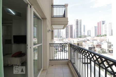 Sacada da Sala de apartamento à venda com 2 quartos, 77m² em Vila Gomes Cardim, São Paulo