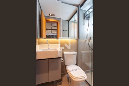 Banheiro de apartamento para alugar com 1 quarto, 35m² em Funcionários, Belo Horizonte