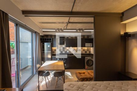 Sala/Cozinha de apartamento para alugar com 1 quarto, 35m² em Funcionários, Belo Horizonte