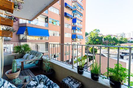 Varanda da Sala  de apartamento à venda com 3 quartos, 139m² em Icaraí, Niterói